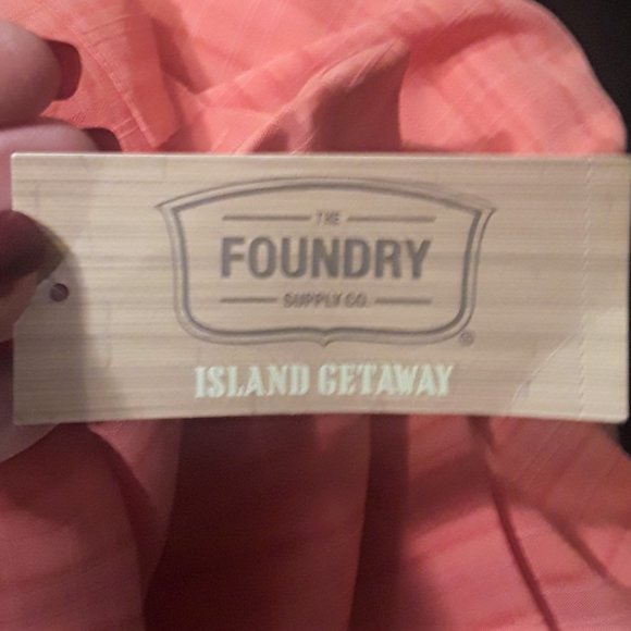 SOLD! THE FOUNDRY SUPPLY COMPANY SHORT SLEEVE BUTTON DOWN 1 POCKET SZ 2XL SHIRT - Picture 7 of 9